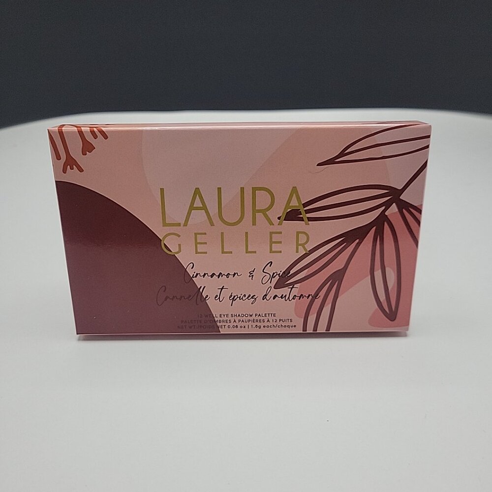 Laura Geller Cinnamon+Spice 12x.06oz Well Eyeshadow Palette Warm/Fall 4.5oz NiB